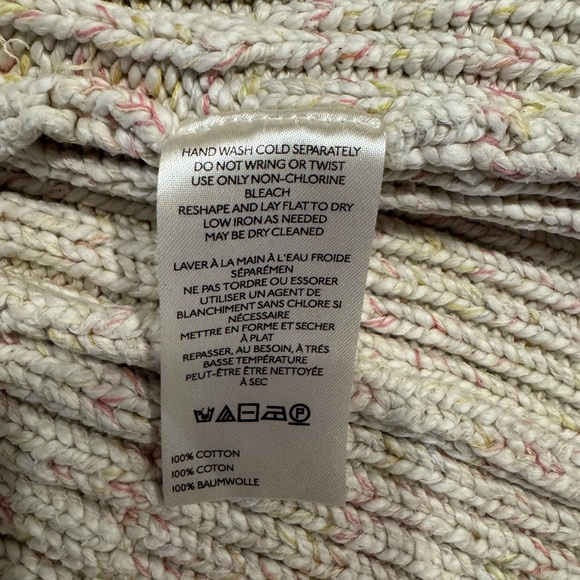 Free People Blossom Cardigan-Medium, Ivory, Oversized Fit - Picture 6 of 6